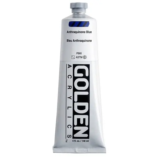 Heavy Body Acrylic Paint – Anthraquinone Blue, 5 Oz (S7 Series) 1