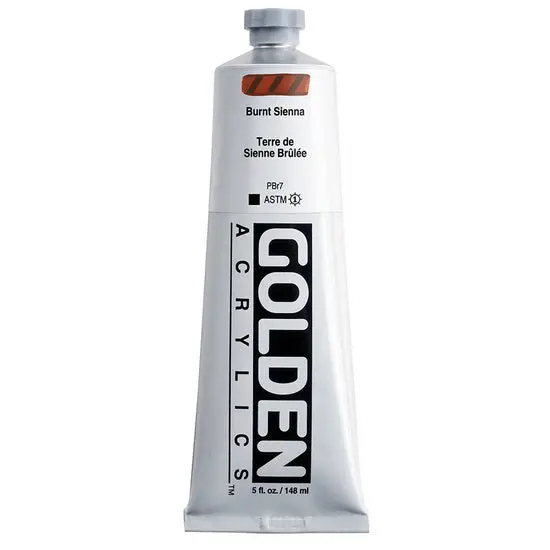 Heavy Body Acrylic Paint – Burnt Sienna, 5 Oz, Series 1 1