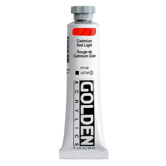 Heavy-Body Acrylic Paint – Cadmium Red Light, 2 Oz 1