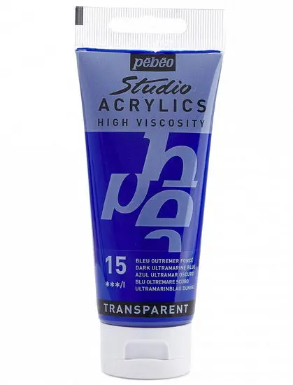 Heavy Body Acrylic Paint – Dark Ultramarine Blue, 100Ml Studio Grade 1