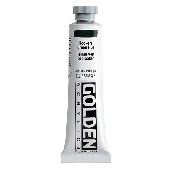 Heavy Body Acrylic Paint – Hooker’S Green Hue, 2 Oz (Series 7) 1