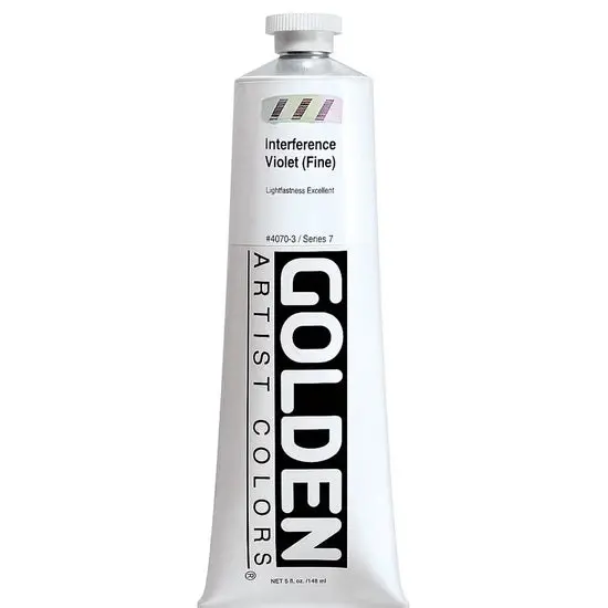Heavy-Body Acrylic Paint – Interference Violet Fine, 5 Oz (Series 7) 1