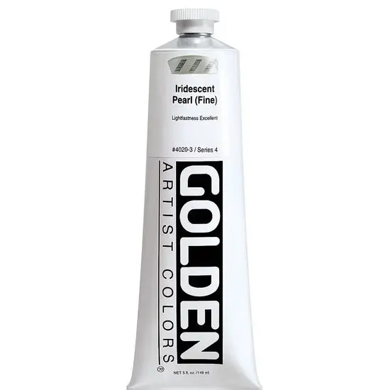 Heavy-Body Acrylic Paint – Iridescent Pearl Fine, 5Oz (S4 Series) 1