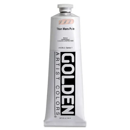 Heavy Body Acrylic Paint – Titanium Mars Pale, 5 Oz (Series 1) 1