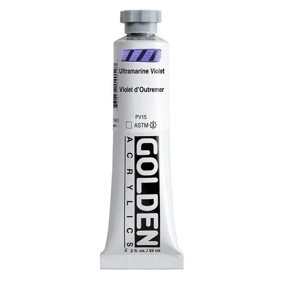 Heavy Body Acrylic Paint – Ultramarine Violet, 2 Oz (Series 4) 1