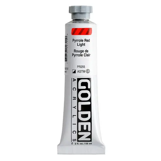 Heavy Body Acrylic – Pyrrole Red Light, 2Oz (Series S8) 1