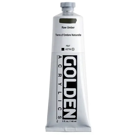 Heavy-Body Raw Umber Acrylic Paint – 5 Oz, Series 1 1