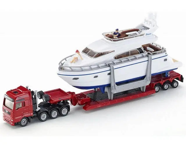 Heavy-Duty Transport Vehicle Toy – Includes Detachable Yacht Model 1