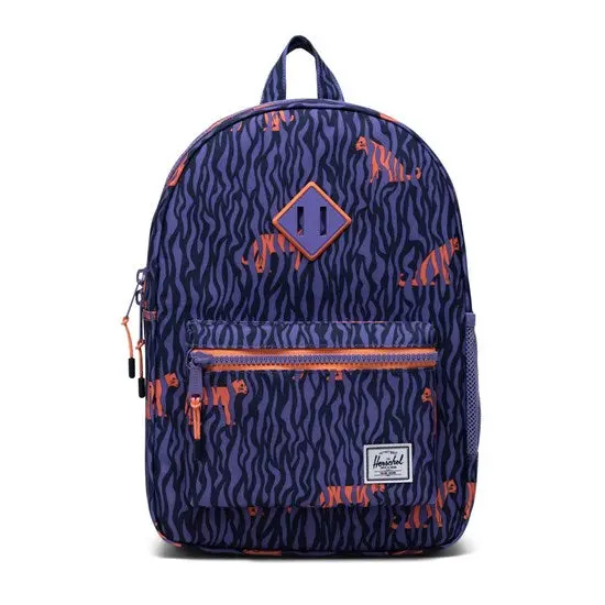 Heritage Youth Backpack Featuring Tiger Stripe Design 1