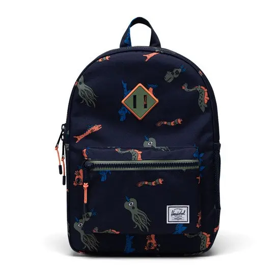 Heritage Youth Backpack – Sea Monster Theme, Lightweight School Bag 1