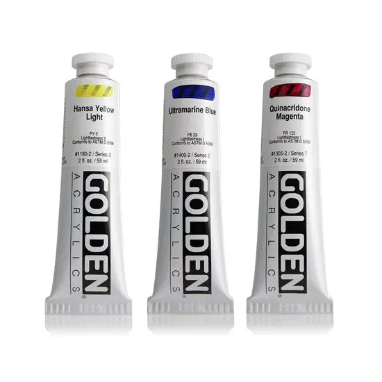 High-Flow Acrylic In Iridescent Gold - 8Oz (237Ml), Grade S6 1