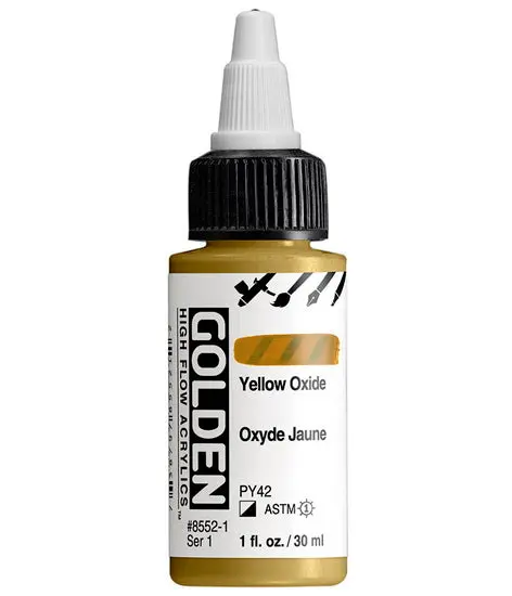 High Flow Acrylic In Yellow Oxide – 1 Oz, Series 1 1