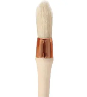 Hog Bristle Round Brush – Size #4 1