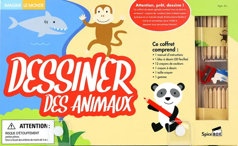 How To Draw Animals – Step-By-Step Instructional Art Book 1