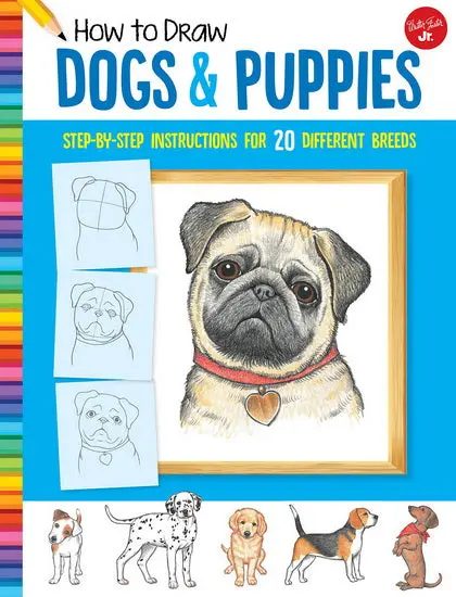 How To Draw Dogs And Puppies – Step-By-Step Instructional Guide 1