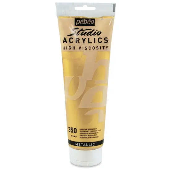 Hv Studio Acrylic – Iridescent Rich Gold, 250 Ml 1