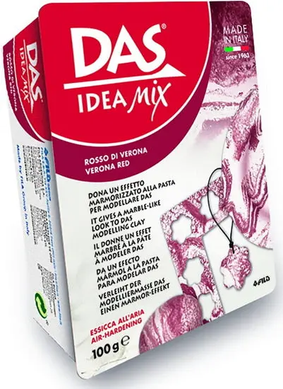 Idea Mix Modeling Clay – Vermilion Red, 100 G Block 1