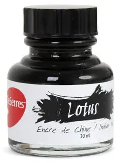India Ink Bottle – 30 Ml, High-Pigment Black 1