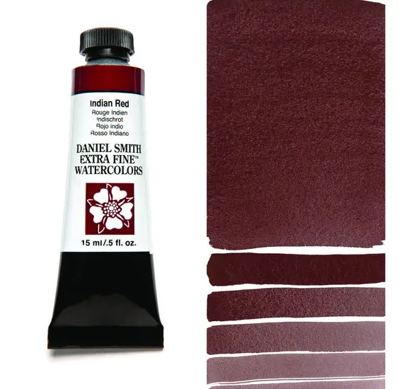 Indian Red Watercolor Tube – Artist Quality, 15Ml 1