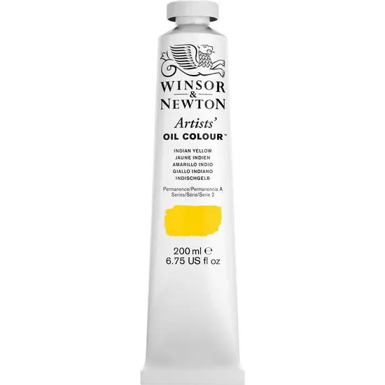 Indian Yellow Artist Oil Paint – 200Ml Tube 1