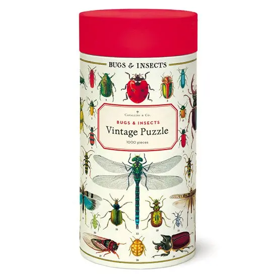 Insects-Themed Jigsaw Puzzle – 1000-Piece Nature Illustration 1