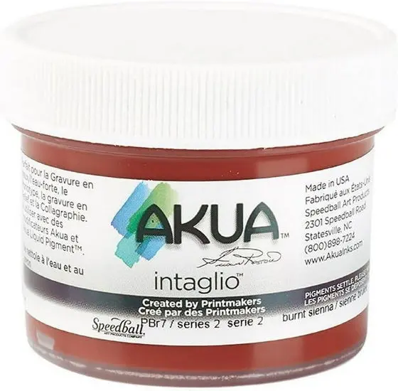 Intaglio Printmaking Ink – Burnt Sienna, 2 Oz, Rich Pigmentation & Slow Drying 1