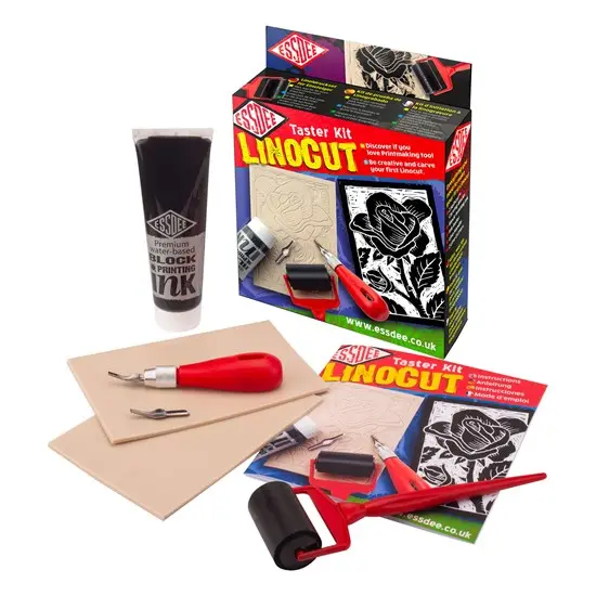 Introductory Linocut Carving Kit For Beginners 1