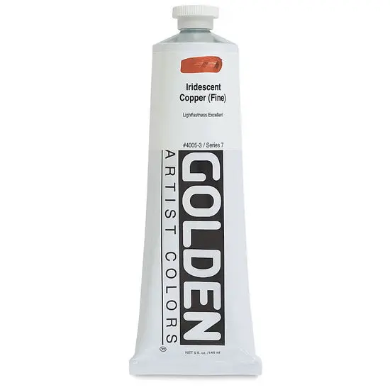 Iridescent Copper Acrylic Paint – Heavy Body, 5 Oz 1