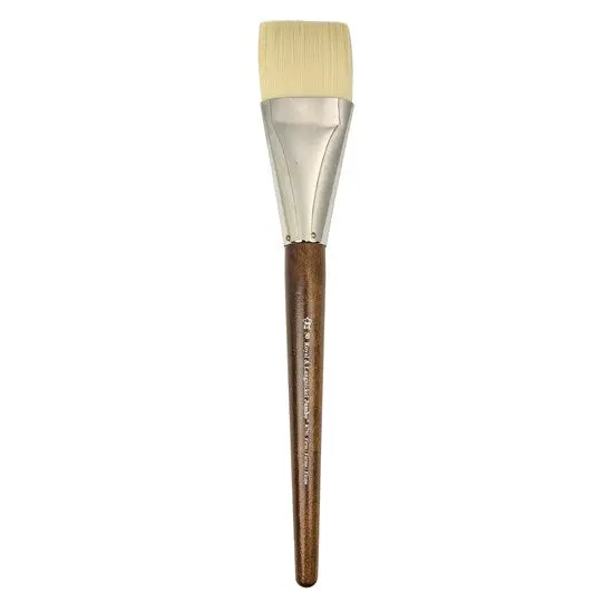 Jumbo Flat Bone Handle Brush – Size #50, Ideal For Broad Strokes 1