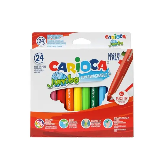 Jumbo-Sized Marker Set – 24 Colors 1