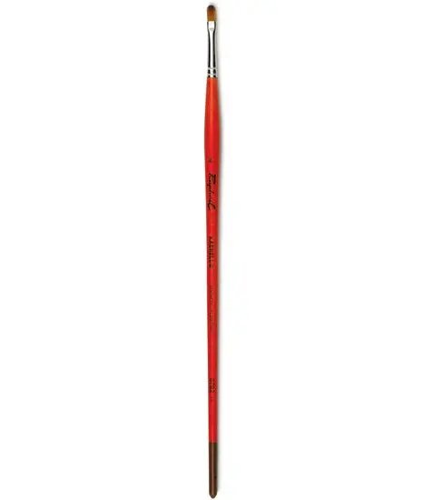 Kaërell Synthetic Round Brush – Worn Tip, Size #4 1
