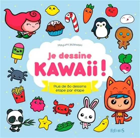 Kawaii Drawing Book For Beginners – French Language Edition 1