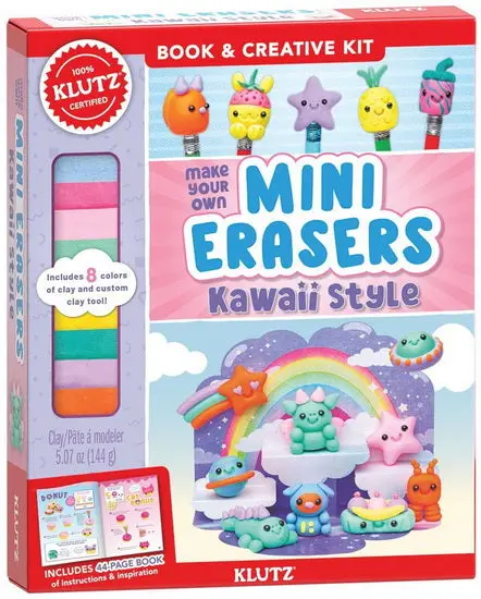 Kawaii Mini Eraser Crafting Kit – Make Your Own Cute, Custom-Shaped Erasers 1