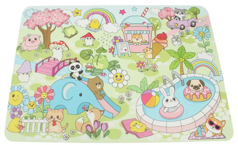 Kawaii-Themed Disposable Table Runner – Decorative Napkin Cover 1