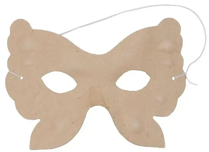 Kids’ Paper Mâché Butterfly Mask Craft Kit 1