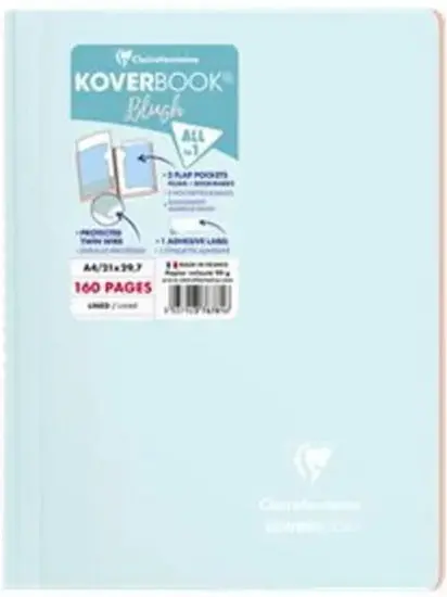 Koverbook Blush Wire-Bound Notebook – A4, 160 Pages, Assorted Ruling 1