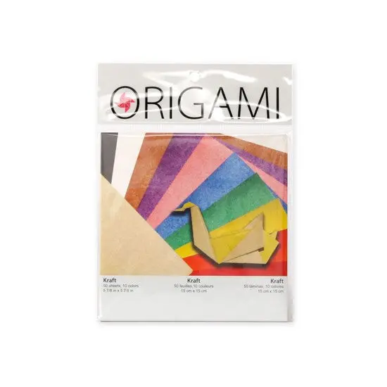 Kraft Origami Paper – Premium Folding Sheets 1