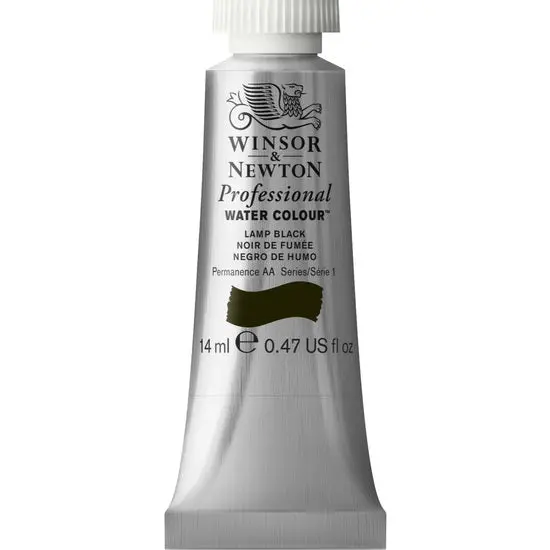 Lamp Black Watercolor Paint – 14Ml Professional Grade (Series 1) 1