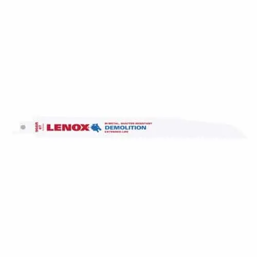 Lenox Power Blast® Demolition Reciprocating Saw Blades – 9" Length, 10 Tpi, 50-Pack 1