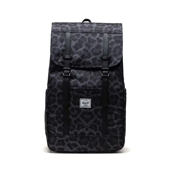 Leopard-Print Retreat Backpack In Black 1
