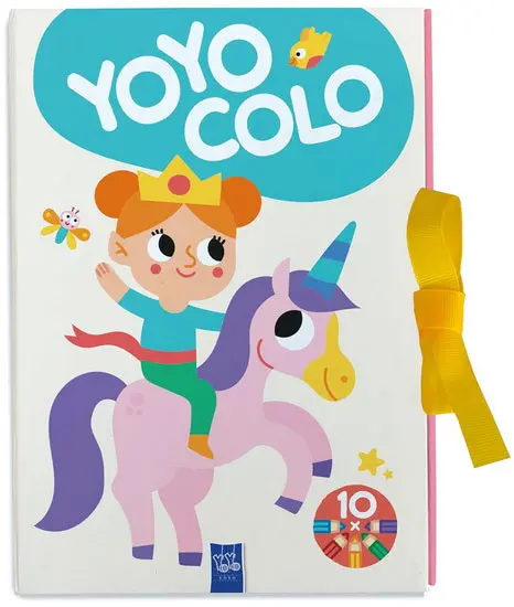 Les Fées Et Les Princesses Coloring Book – Yoyo Themed, French Edition 1