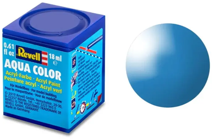 Light Blue Gloss Aqua Color Acrylic Paint – 18 Ml Tube 1