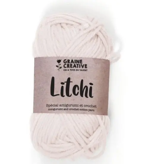 Light Pink Amigurumi Crochet Yarn 1
