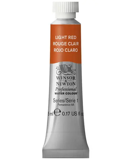 Light Red Professional Watercolor Tube – 5Ml, Series 1 1