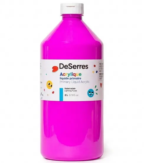 Lightning Purple Liquid Acrylic Paint – 2-Liter Container 1