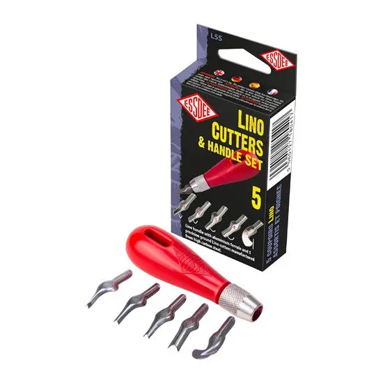 Lino Cutting Tool Set – Beginner-Friendly Printmaking Kit 1