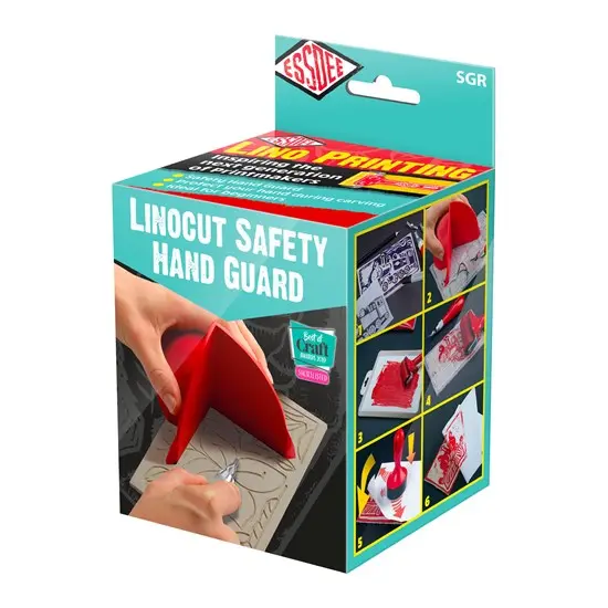 Linocut Safety Hand Guard – Protective Carving Shield 1