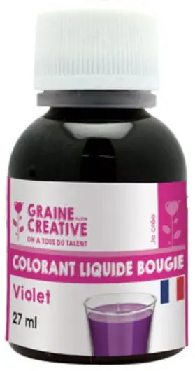 Liquid Candle Dye In Rich Purple Tone 1