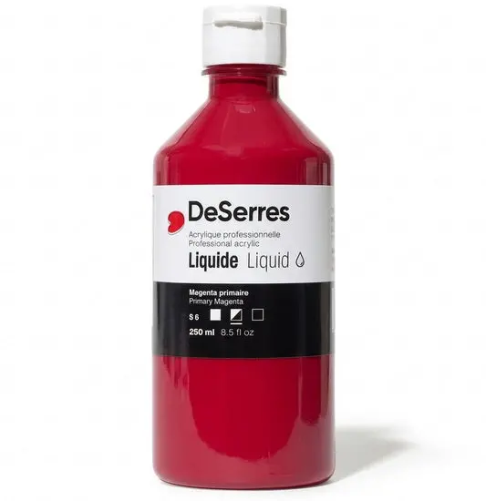 Liquitex Basics Liquid Acrylic - Primary Magenta, 250Ml (Series 6) 1