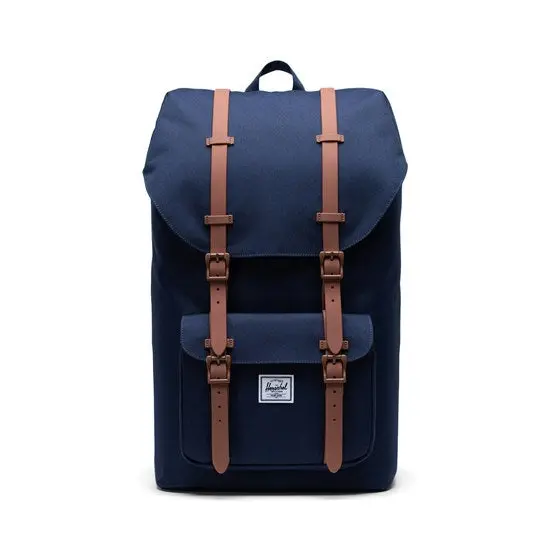 Little America Backpack – Peacoat And Saddle Brown Dual-Tone 1